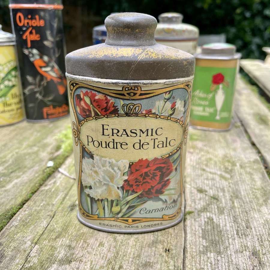 Erasmic Talcum powder Tin