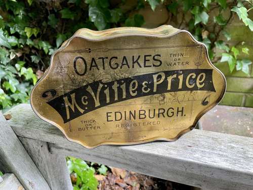 McVitie & Price Irish Girl Biscuit Tin c1890s 