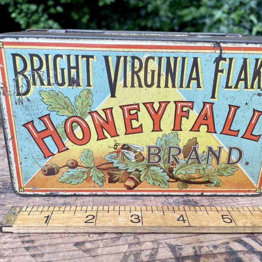 Honeyfall James Hargreves Blackburn Bee Image Tobacco Tin c1900s