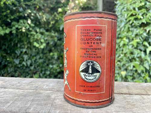 Early Sports Cricket Tennis Durban Toffee Confectionery Tin c1920s