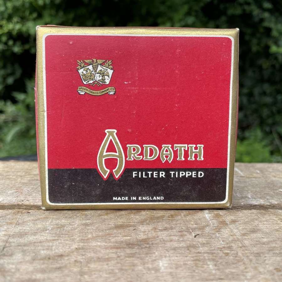 Vintage Ardarth Live Full 20 Cigarette Pack Packet