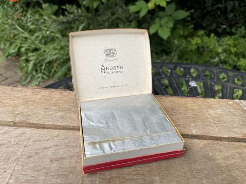 Vintage Ardarth Live Full 20 Cigarette Pack Packet