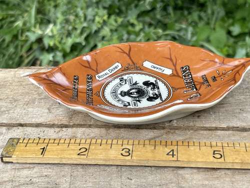 Ed Lauren's Cigarette Ceramic Advertising Ashtray c1950s