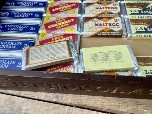 Fry's Chocolate bar Cinema Theatre Usher / Usherette Tray c1920s