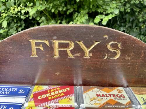 Fry's Chocolate bar Cinema Theatre Usher / Usherette Tray c1920s