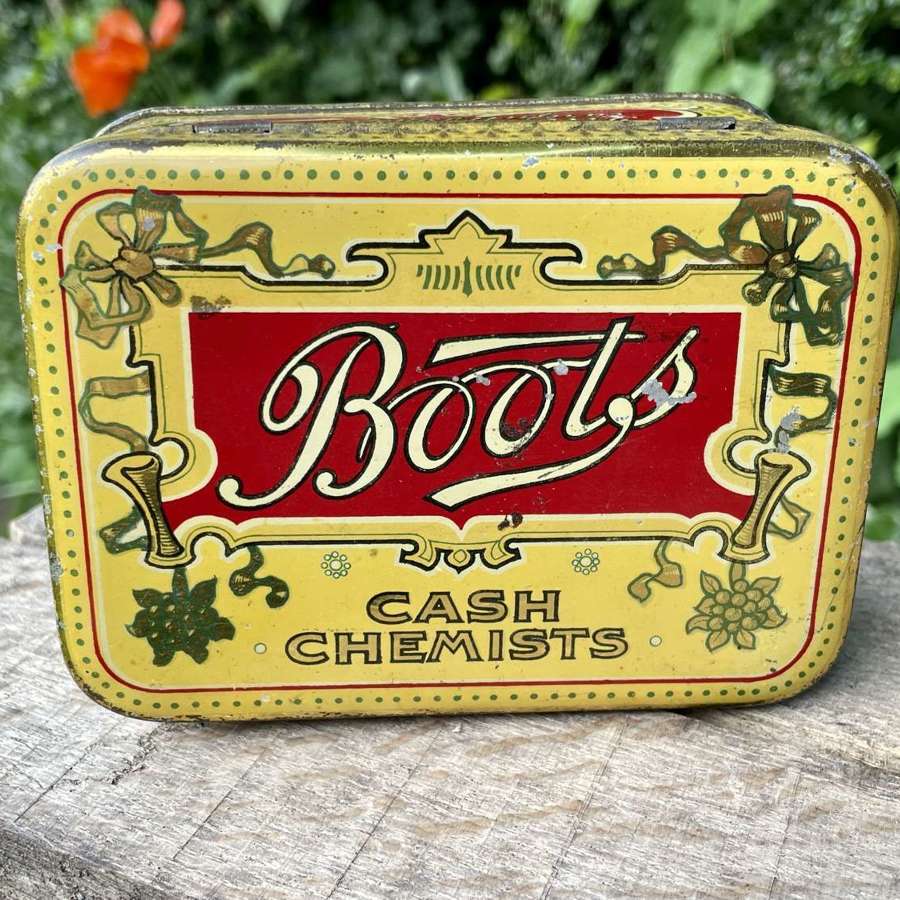 Superb Boots Cash Chemist Tin c1900s