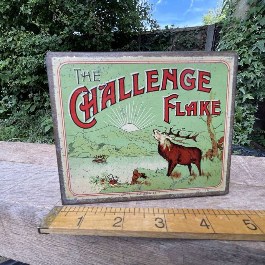Singleton & Cole Challenge Flake Tobacco Tin c1890s