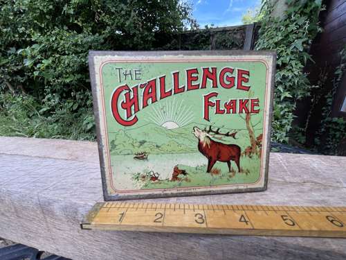 Singleton & Cole Challenge Flake Tobacco Tin c1890s