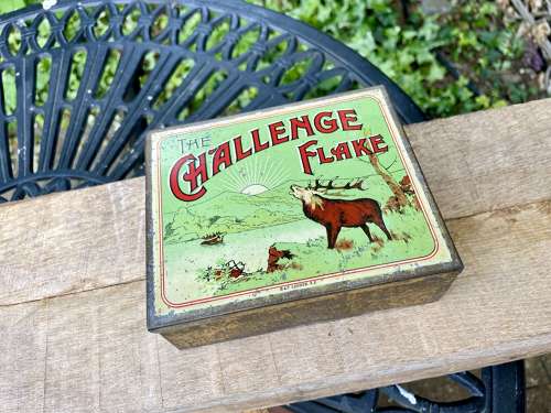 Singleton & Cole Challenge Flake Tobacco Tin c1890s