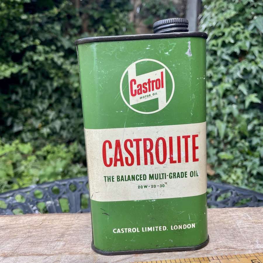 Vintage Castrol Motor Car Automobile Oil Tin