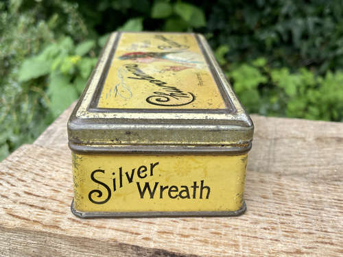 Churchman's Silver Wreath Lady Image Cigarette tin c1890s