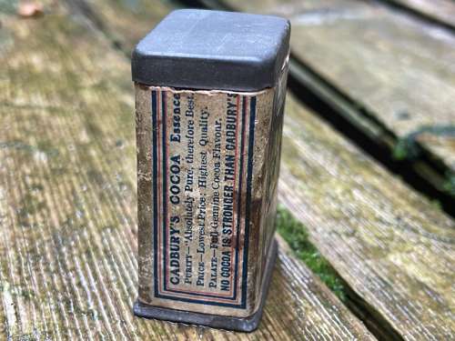 Cadbury's Chocolate Cocoa Sample Tin c1920s