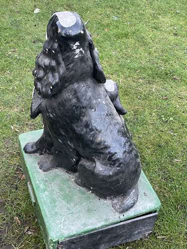 RSPCA Spaniel Guide Dog Life Size Collection Money Box c1950s