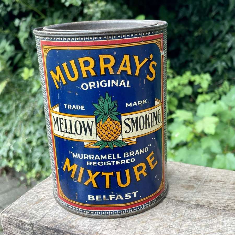 Murray's Belfast Tobacco Canister Tun c1900s