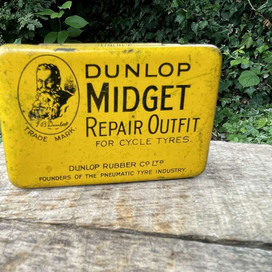 Dunlop Midget Repair Bicycle Cycle Puncture repair Outfit Tin