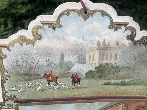 D. Cook Solihull Spirit Horse Merchant Advertising Card Sign c1895