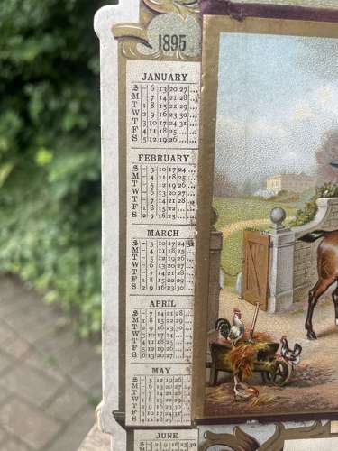 D. Cook Solihull Spirit Horse Merchant Advertising Card Sign c1895