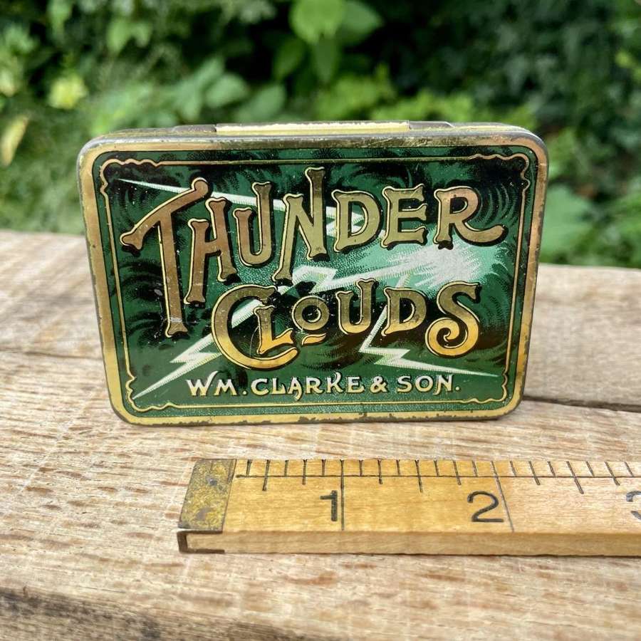 W.M Clarke & Son Ireland Thunder Cloud 2oz Tobacco Tin c1900s
