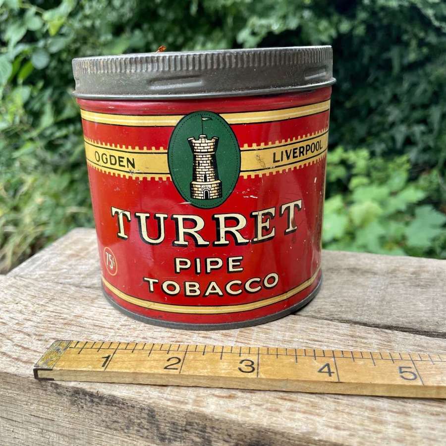 Ogden's Turret Tobacco Tin c1950s