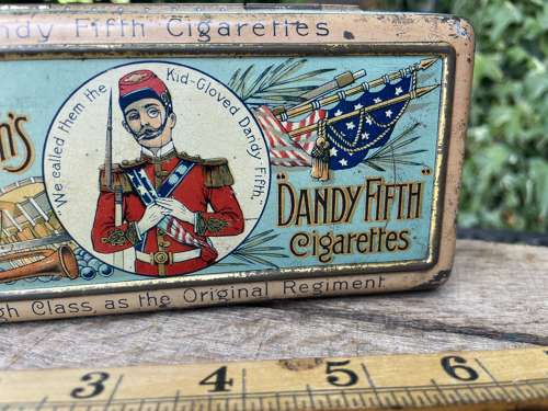 Salmon & Gluckstein Dandy 5th American Civil War Cigarette Tin c1900s
