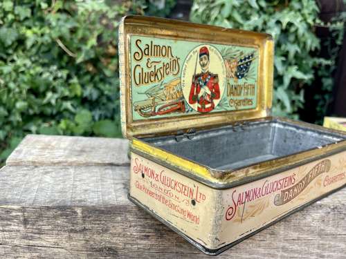 Salmon & Gluckstein Dandy 5th American Civil War Cigarette Tin c1900s