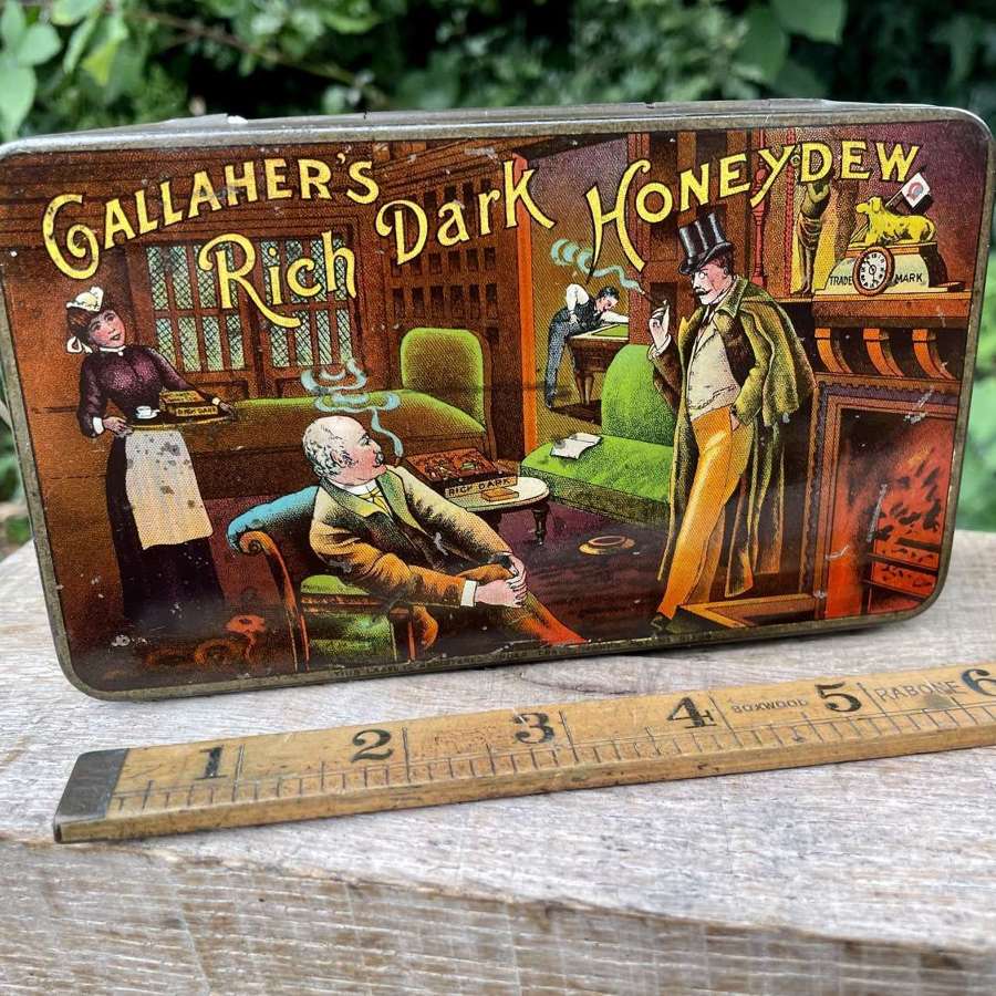 Gallaher's Sherlock Holmes 1lb Tobacco Tin c1900s