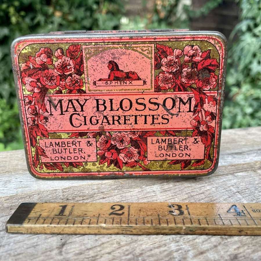 Lambert & Butler May Blossom 50 Cigarette Tin c1900s