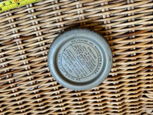 Parrot Bird Image Boot Shoe Polish Tin c1920s
