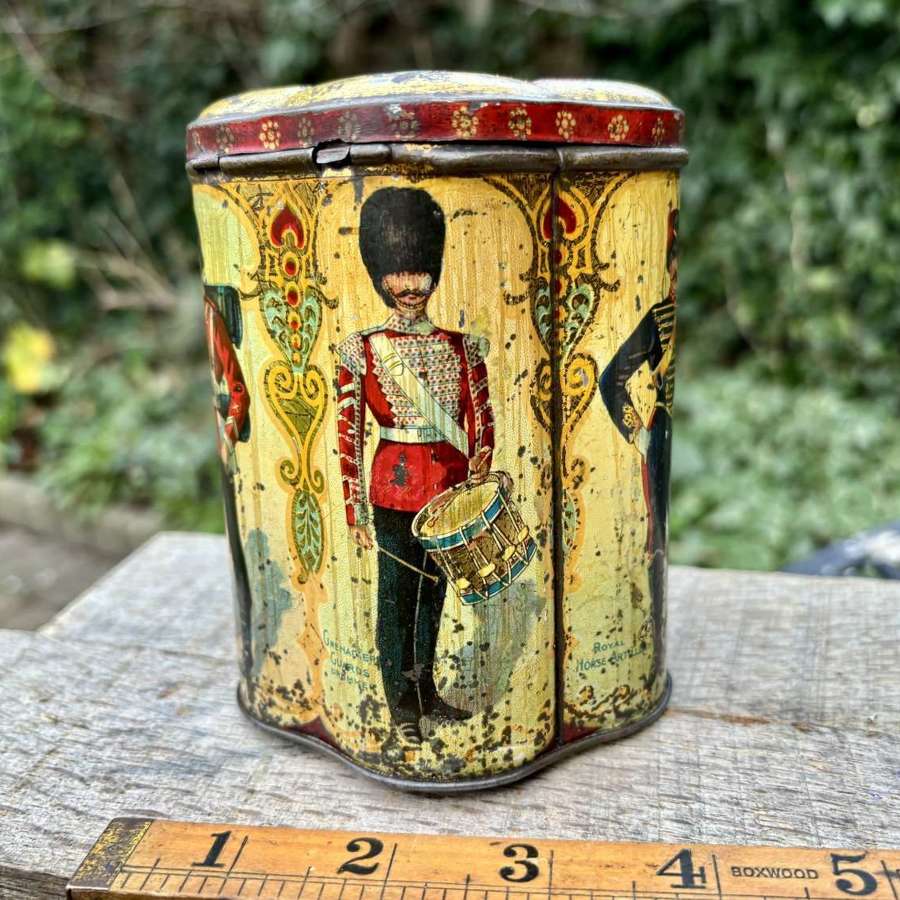 Macfarlane Lang Soldier Image Biscuit Tin c1890s