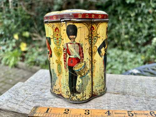 Macfarlane Lang Soldier Image Biscuit Tin c1890s