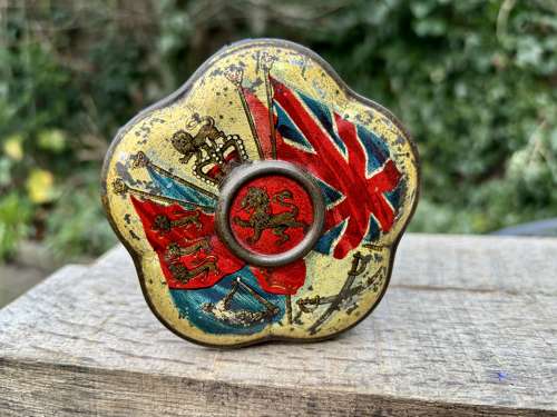 Macfarlane Lang Soldier Image Biscuit Tin c1890s