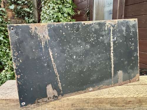 Spratt's Meat - Fibrine Dog Food Enamel Advertising Sign c1950s