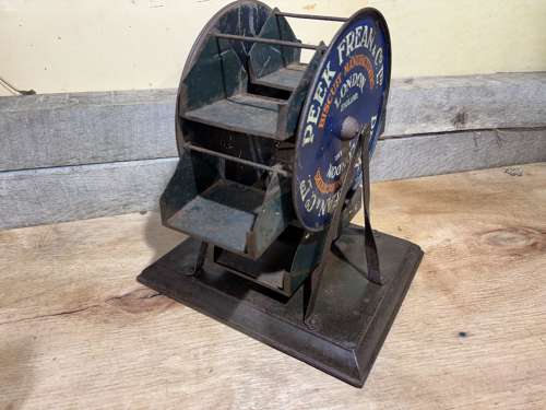 Peek Frean Biscuit Counter top biscuit wheel Sample Tin Display c1910