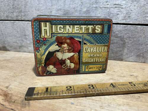 'Hignett’s Cavalier 1/4lb Tobacco Tin c1900s