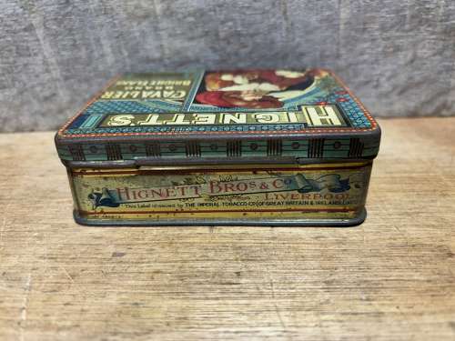 'Hignett’s Cavalier 1/4lb Tobacco Tin c1900s