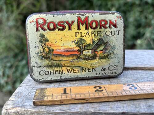Cohen Weenen Cozy Morn 2oz Tobacco Tin c1900s