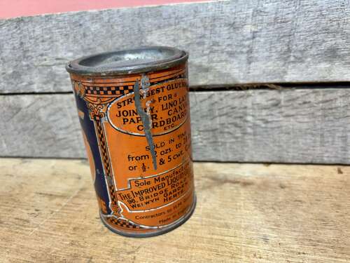 Aeroplane Glue Croid Hardware Advertising Tin c1930s