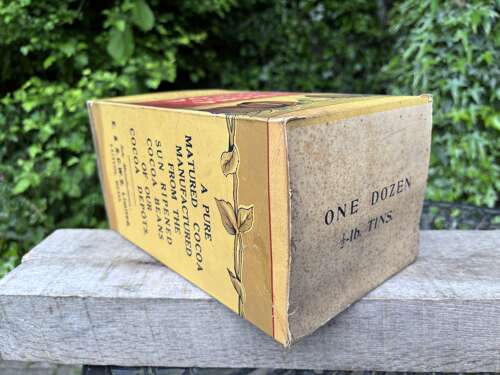 CWS Lutona Cocoa Shop Display Card Packet Box c1920s