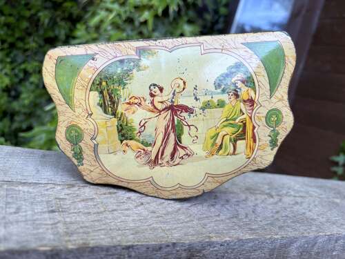 Huntley & Palmers Victorian Biscuit Tin c1900s
