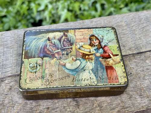 Callard & Bowser Children's Horse & Pony Playbox Toffee Tin c1890s