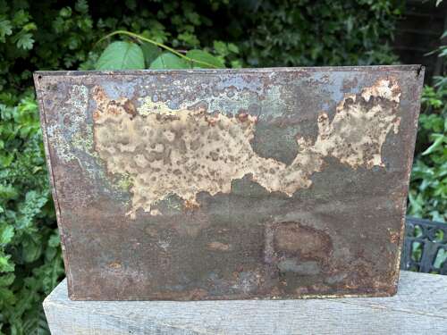 Mazawattee Tea Advertising Tin Sign c1900s