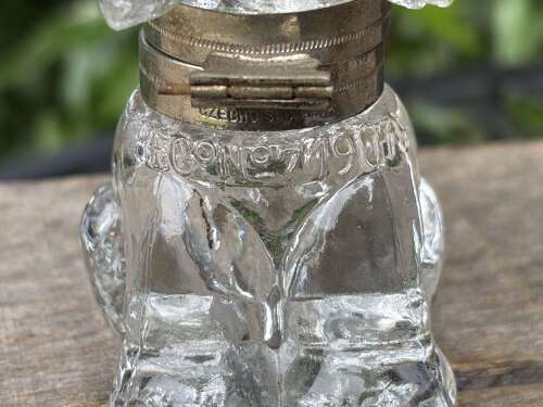 Studdy Bonzo the Dog Glass Inkwell Bottle c1930s