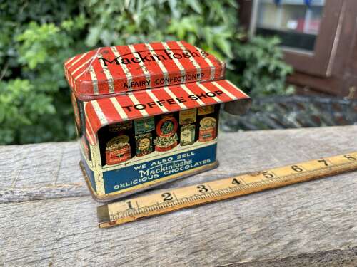 Mackintosh Fairy Toffee Shop Motor Delivery Van Image Tin c1920s