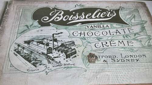 Boisseliers Chocolates London & Sydney Mahogany Shop Display cabinet c1900s