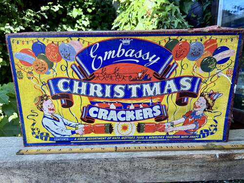 Embassy Christmas Crackers Children Image c1930