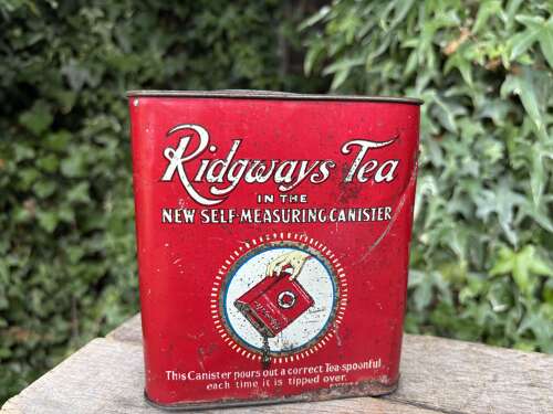 Early Ridgeway's Tea Tin Shop Advertising c1905