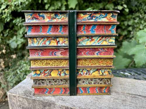 Superb Huntley & Palmers Bundle of Books Biscuit Tin c1900s