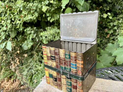 Superb Huntley & Palmers Bundle of Books Biscuit Tin c1900s