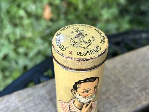 Anker Shaving Soap Razor Barber Shop Chemist Tin c1920s