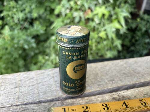 Gibbs Variation Shaving Soap Razor Barber Shop Chemist Tin c1930s